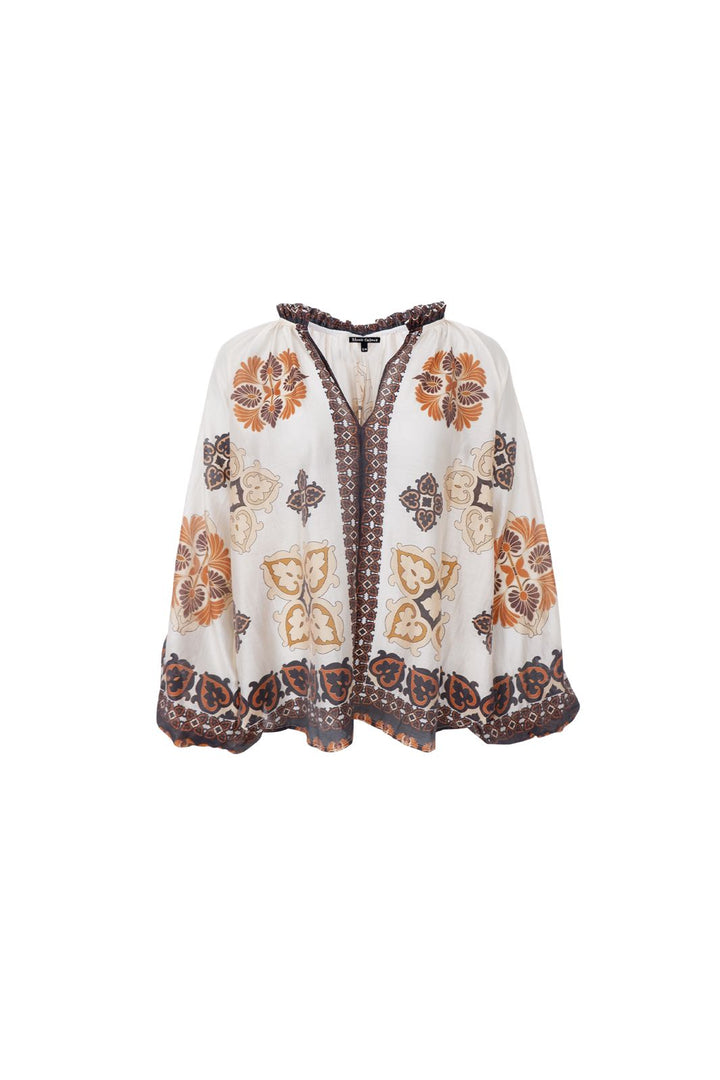 Black Colour - Bchayley Blouse 41014 - Creme