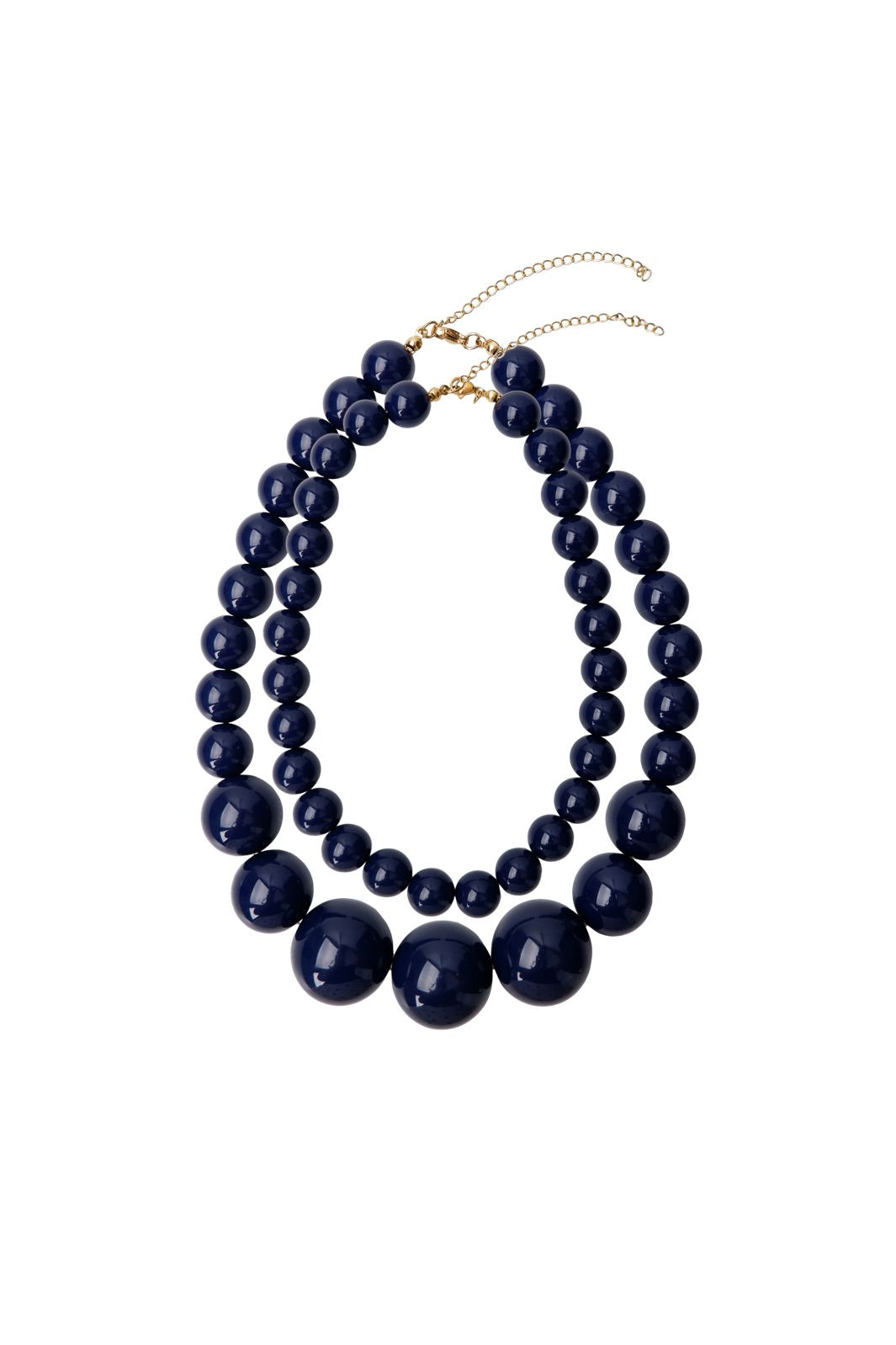 Black Colour - Bcholly Double Necklace 4562 - Navy