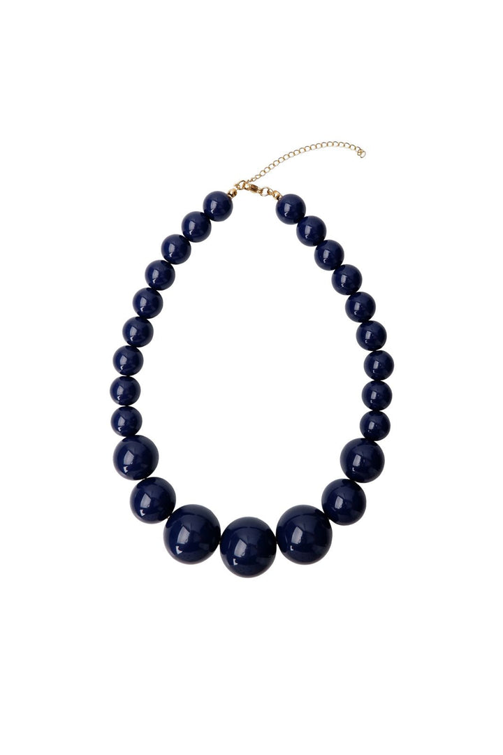 Black Colour - Bcholly Double Necklace 4562 - Navy