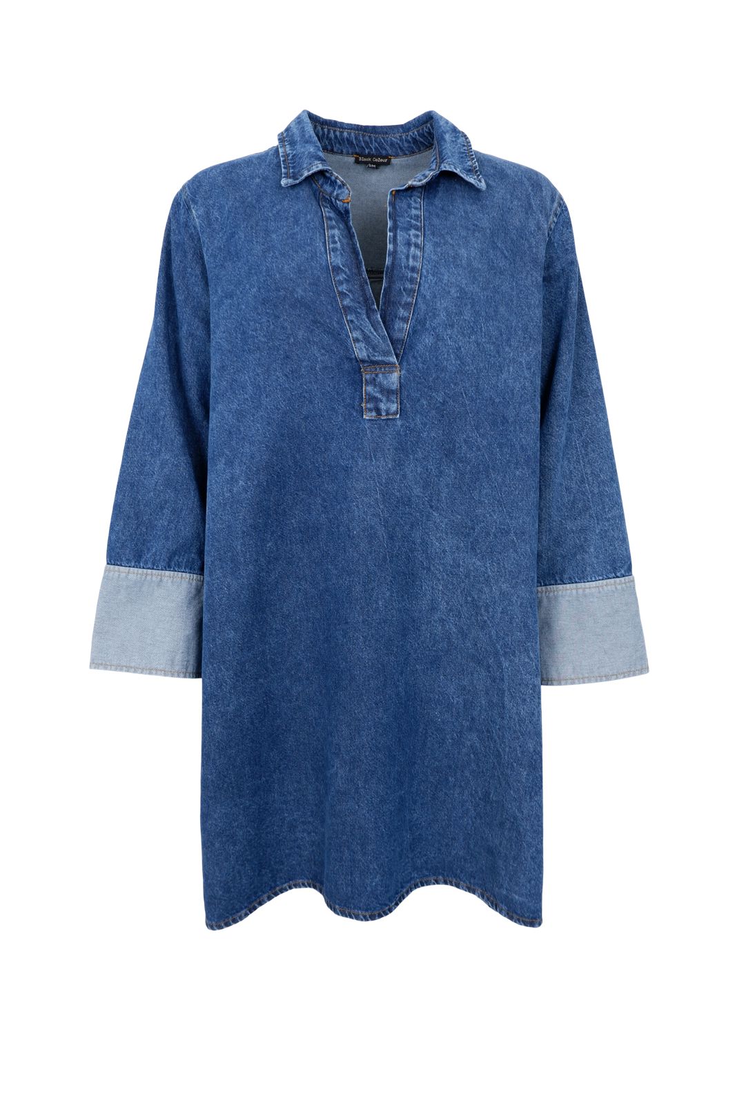Black Colour - Bcizzy Denim Tunic Dress 41064 - Mid Blue