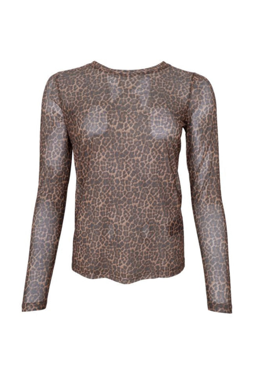 Black Colour - Bckamma Mesh Blouse 42000 - Shirts,Mesh & Basic Blouses - Mini Leo