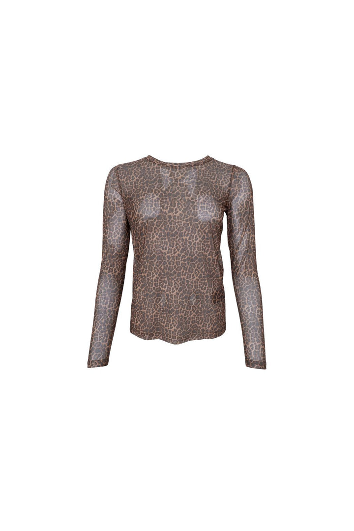Black Colour - Bckamma Mesh Blouse 42000 - Shirts,Mesh & Basic Blouses - Mini Leo