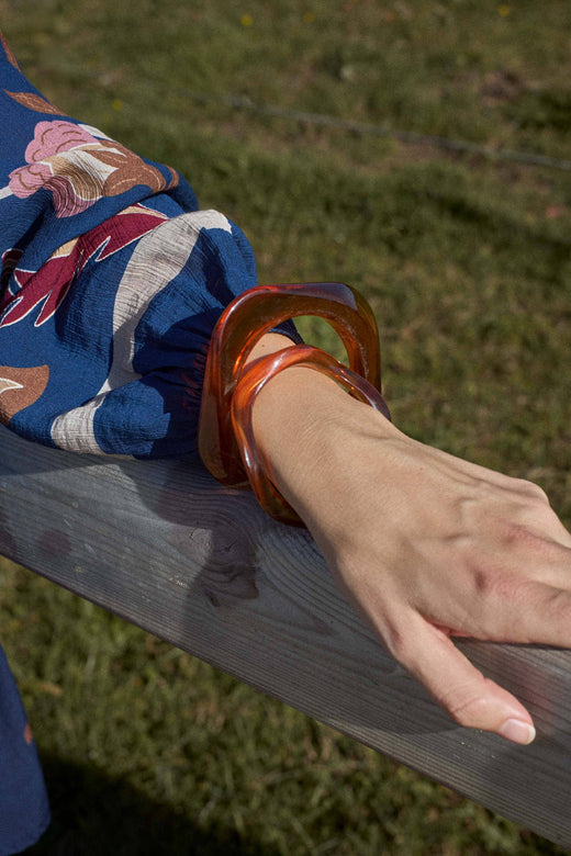 Black Colour - Bclaneya Bangle 4495 - Amber Smykker 