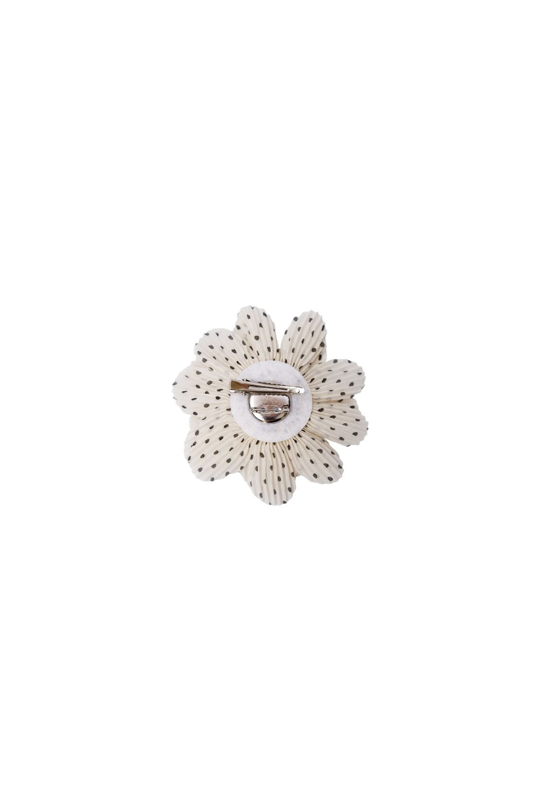 Black Colour - Bclinda Brooch & Pin 6052 - White Dot