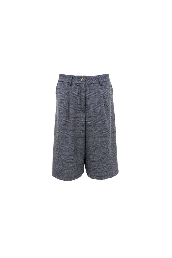 Black Colour - Bcluciano Pleated Jorts 41336 - Dk. Grey