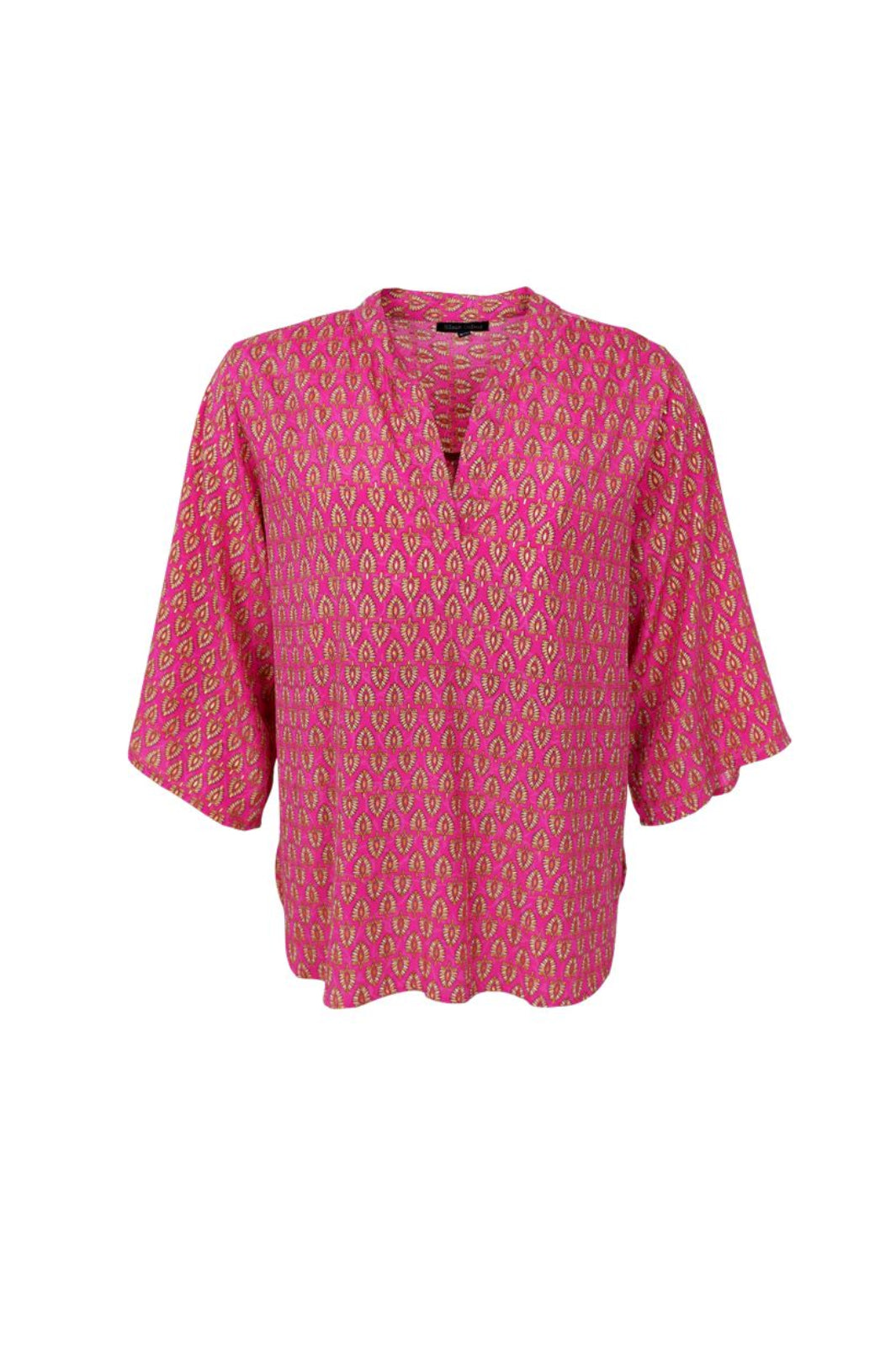 Black Colour - Bcluna Flared Sleeve Blouse 39242 - Savannah Pink