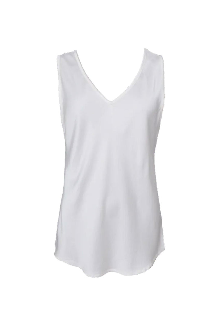 Black Colour - Bcmabel Double V-Neck Top 41210 - Shirts - Off White