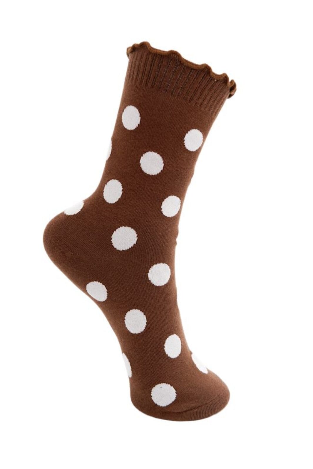 Black Colour - Bcmaike Sock 4388 - Mocca Dot Strømper 