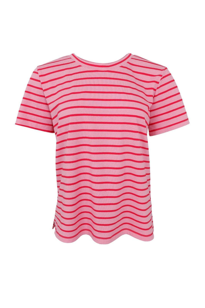 Black Colour - Bcmaylee Ss Tee 41069 - Shirts - Rose Red T-shirts 