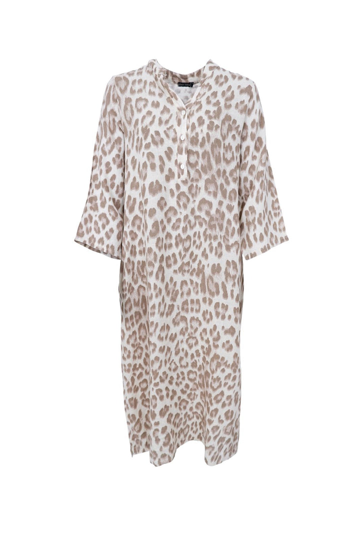 Black Colour - Bcmelina Shirt Dress 40421 - Nougat Leo