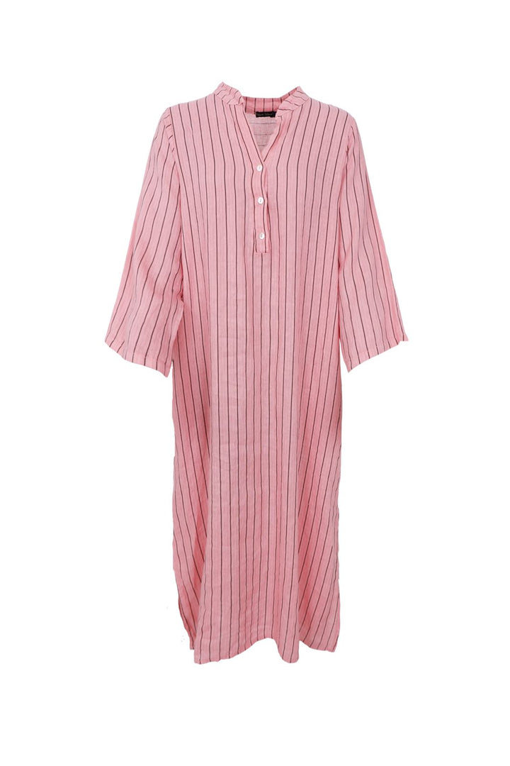 Black Colour - Bcmelina Shirt Dress 40421 - Rose Stripe
