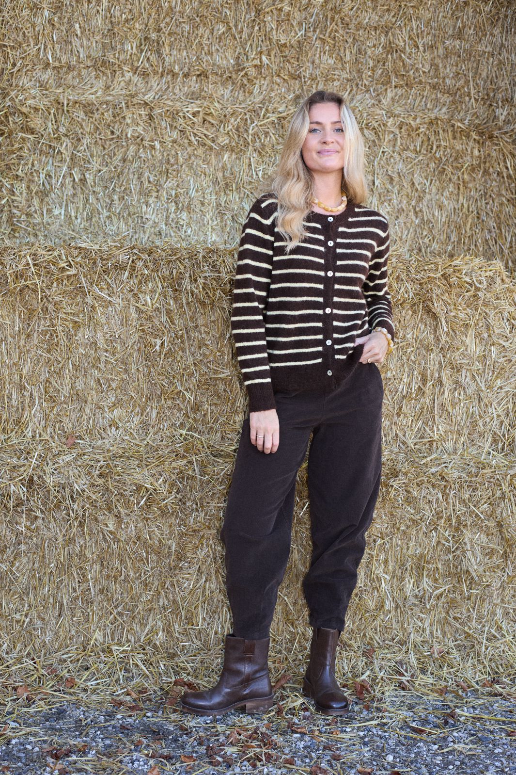 Black Colour - Bcmemphis Barrel Pant 41026 - Coffee