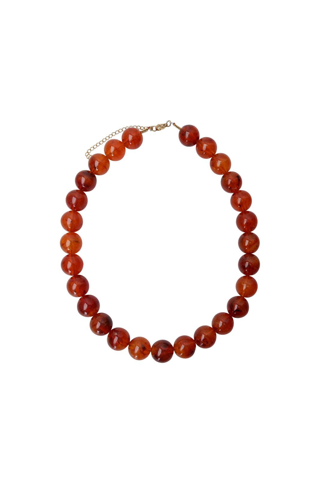 Black Colour - Bcmilova Necklace 4517 - Amber