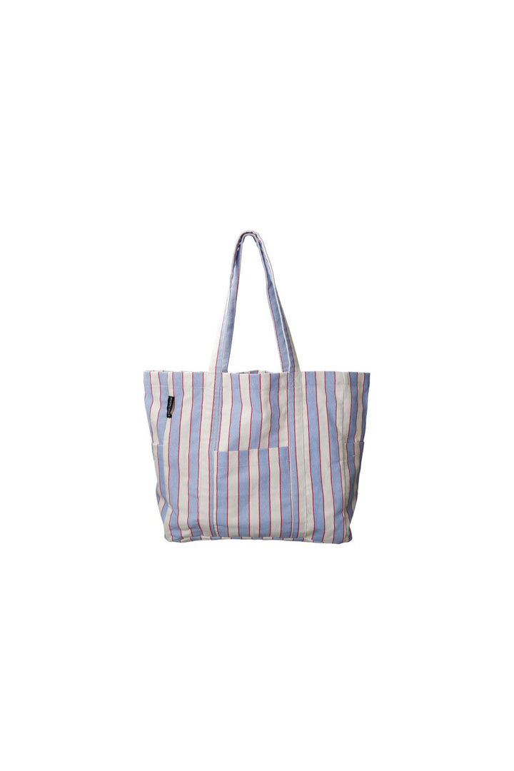 Black Colour - Bcnella Canvas Bag 9377 - Blue Stripe