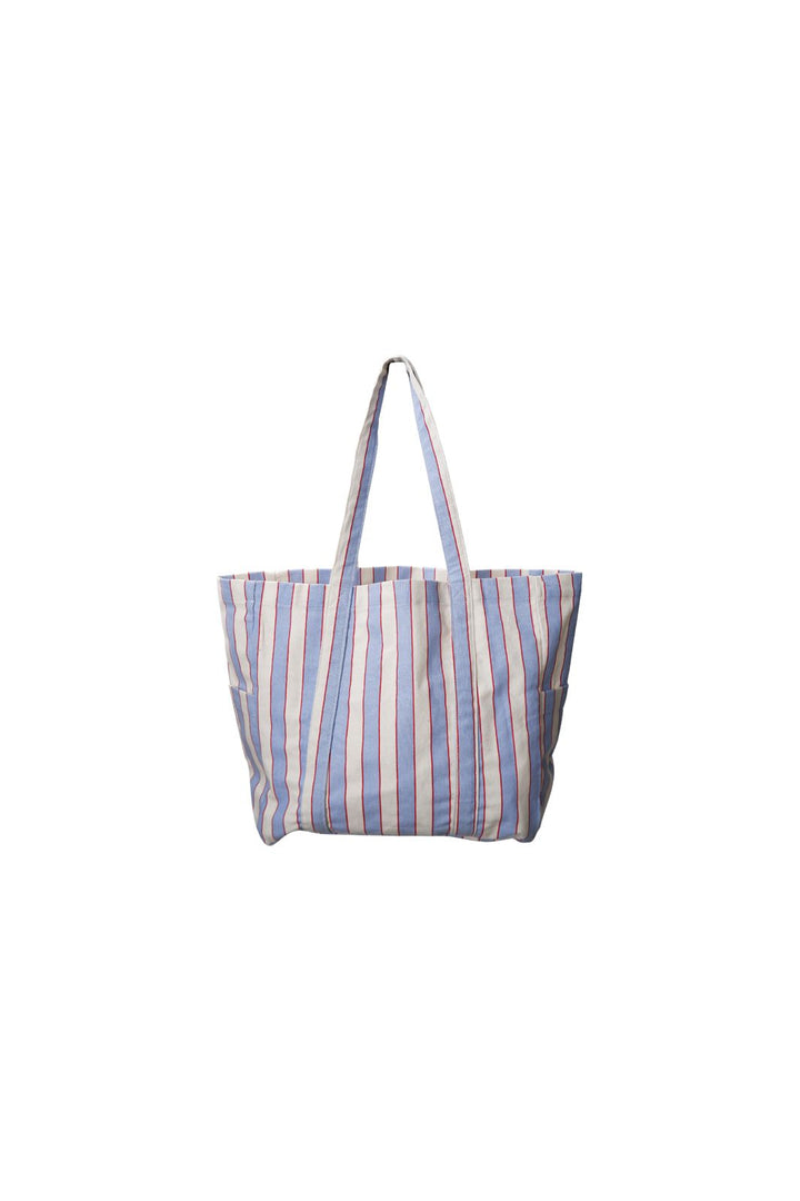Black Colour - Bcnella Canvas Bag 9377 - Blue Stripe