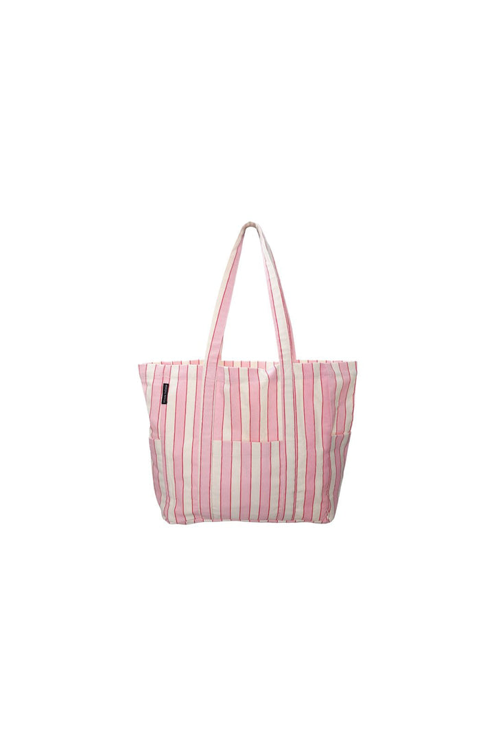 Black Colour - Bcnella Canvas Bag 9377 - Rose Stripe