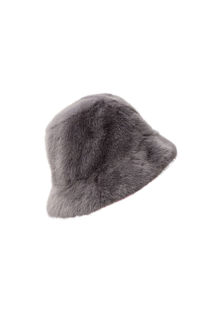 Black Colour - Bcneria Soft Bucket Hat 8054 - Dark Grey