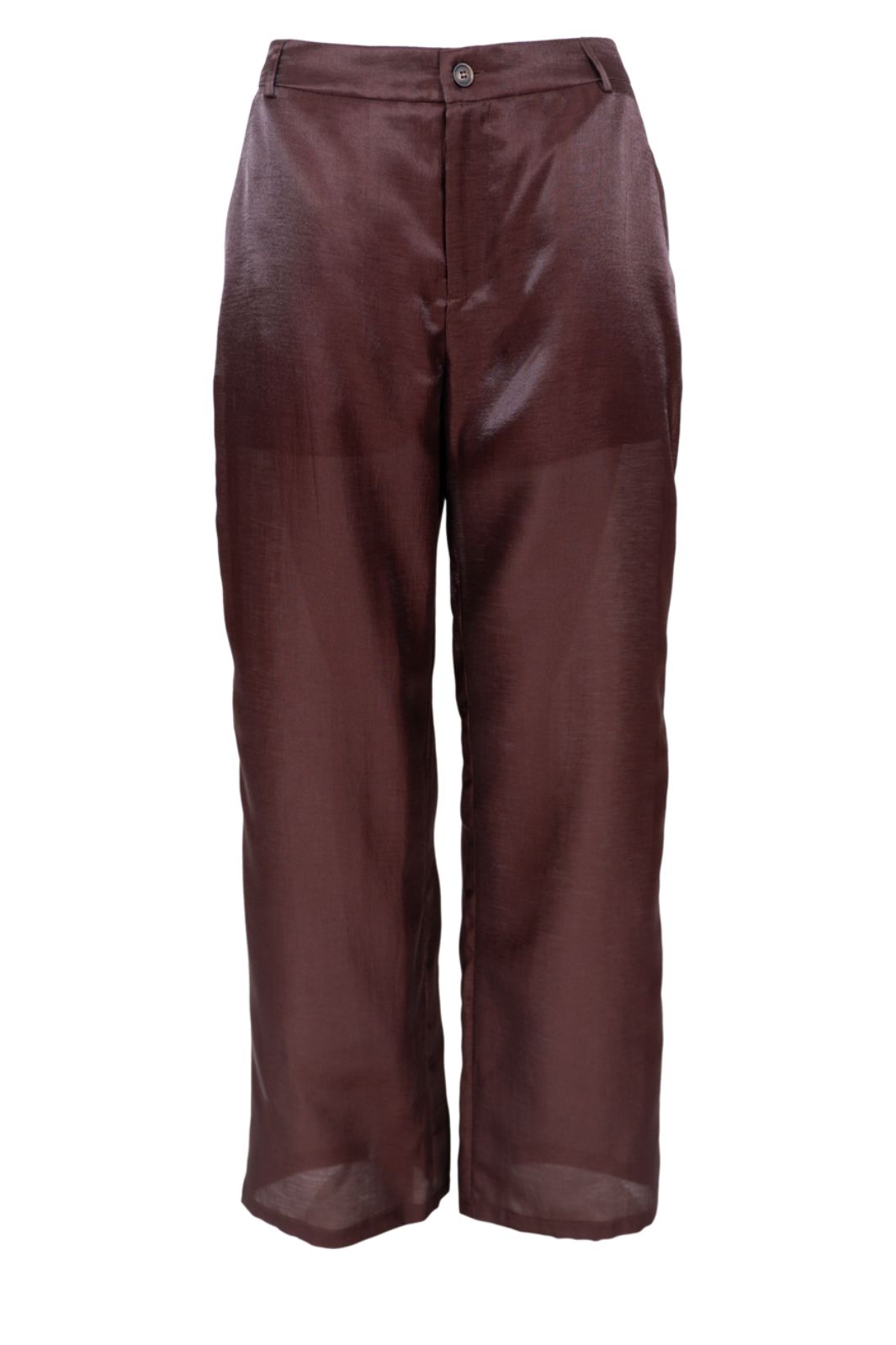 Black Colour - Bcolympia Sheer Box Pant 41343 - Coffee