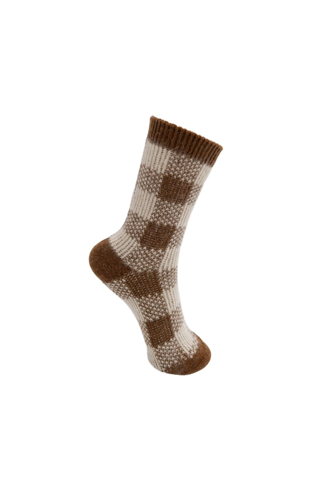 Black Colour - Bcpernilla Wool Sock 8584 - Coffee