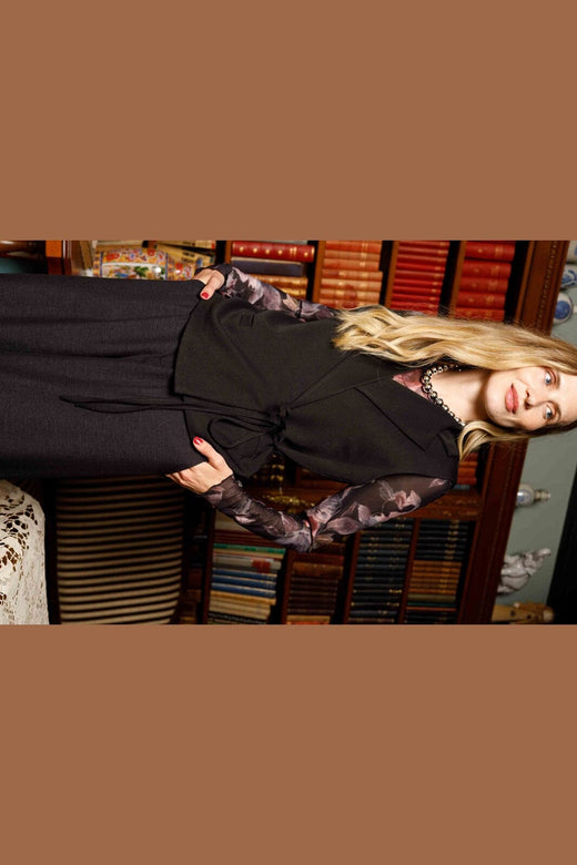 Black Colour - Bcrena Wrap Vest 41255 - Black