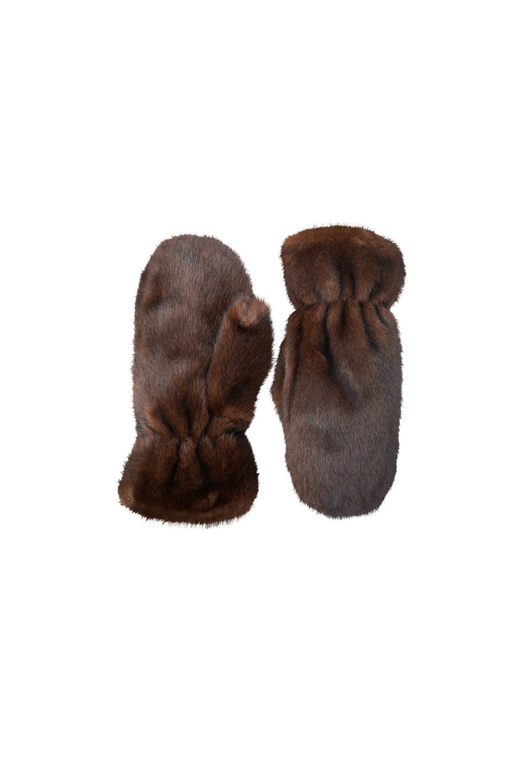 Black Colour - Bcrikkeline Mittens 8030 - Coffee