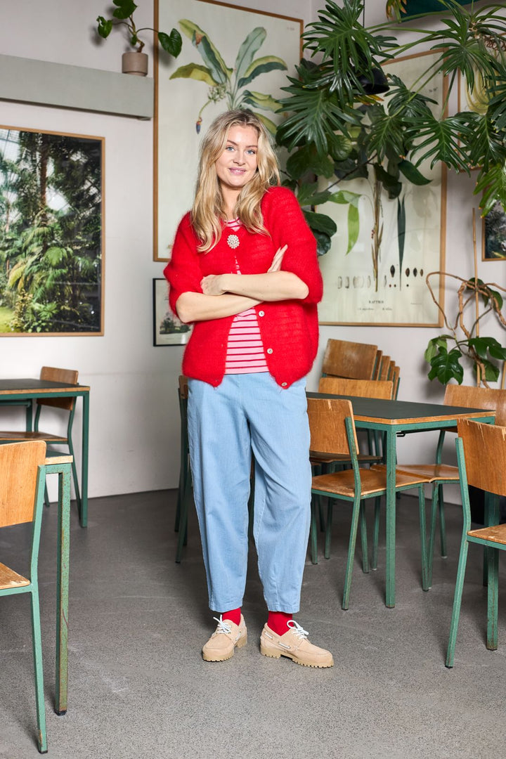 Black Colour - Bcsylvie Sock 8535 - Red