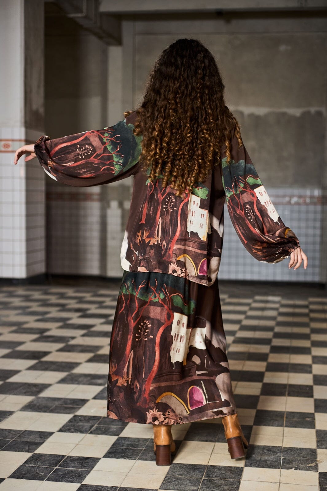 Black Colour - Bctoscana Skirt 41039 - Coffee