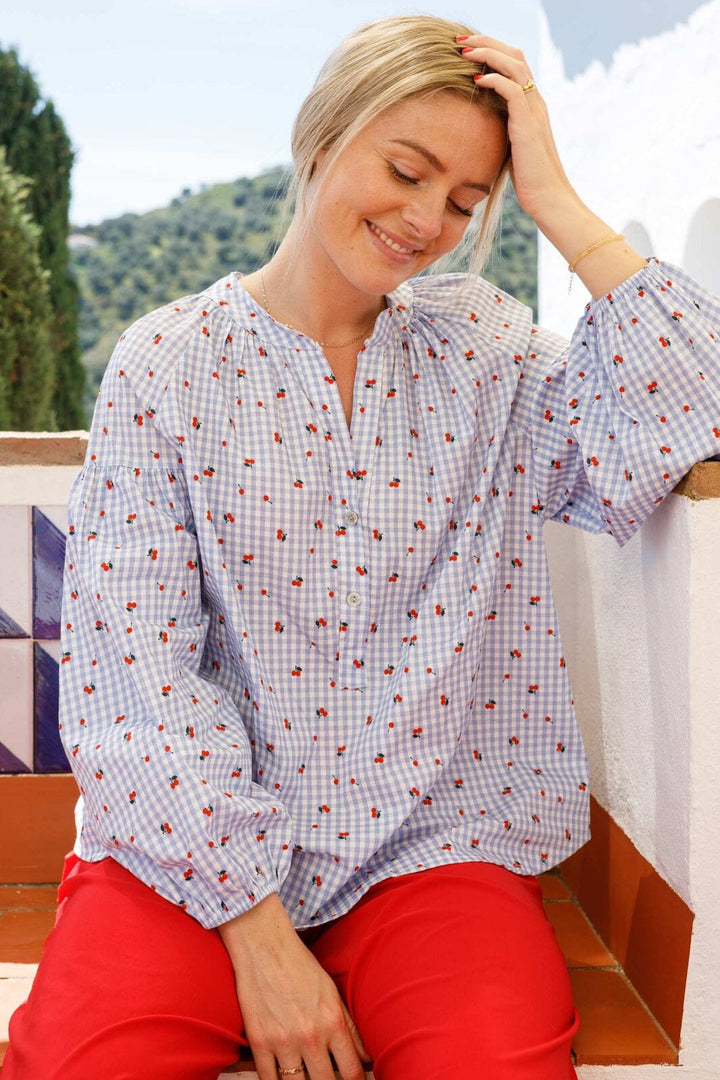 Black Colour - Bcwitty Shirt Blouse 40899 - Blue Cherry