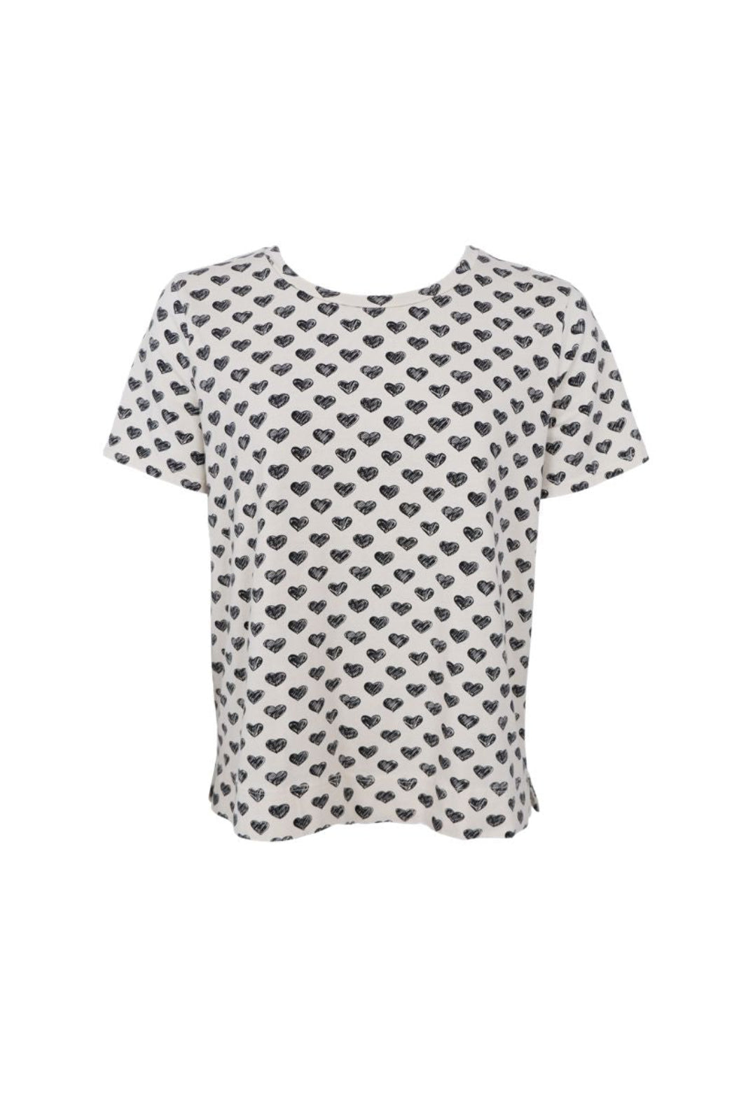 Black Colour - Bczelda S/S T-Shirt 40997 - Shirts - Black Heart