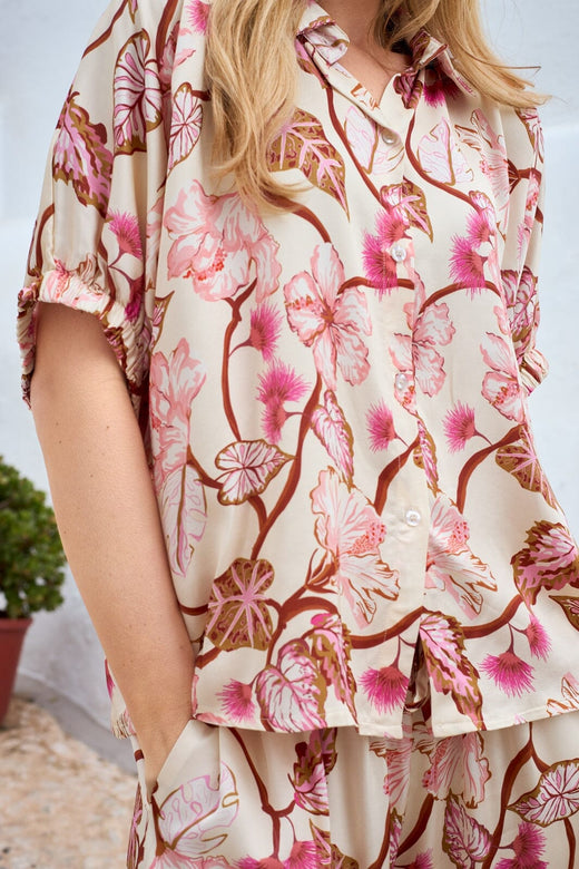 Black Colour - Bczelene Shirt Blouse 41155 - Coral