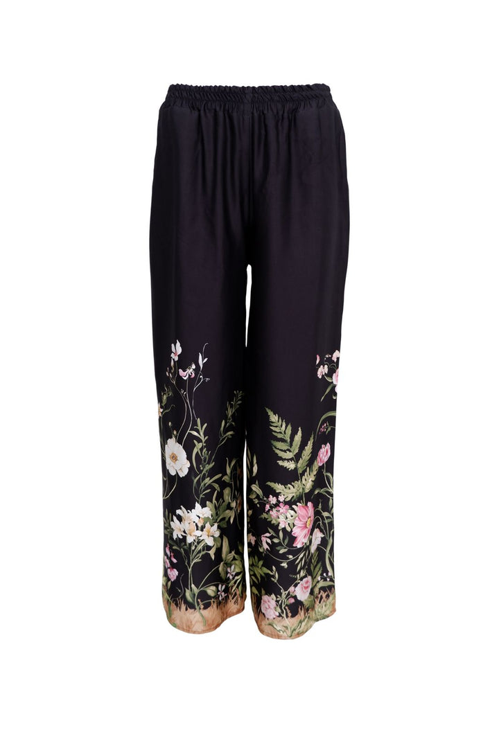 Précommande - Black Colour - Bczennia Pant 40915 - Black Flower