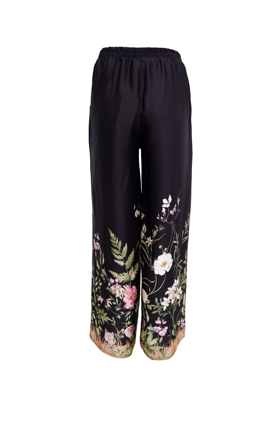 Précommande - Black Colour - Bczennia Pant 40915 - Black Flower