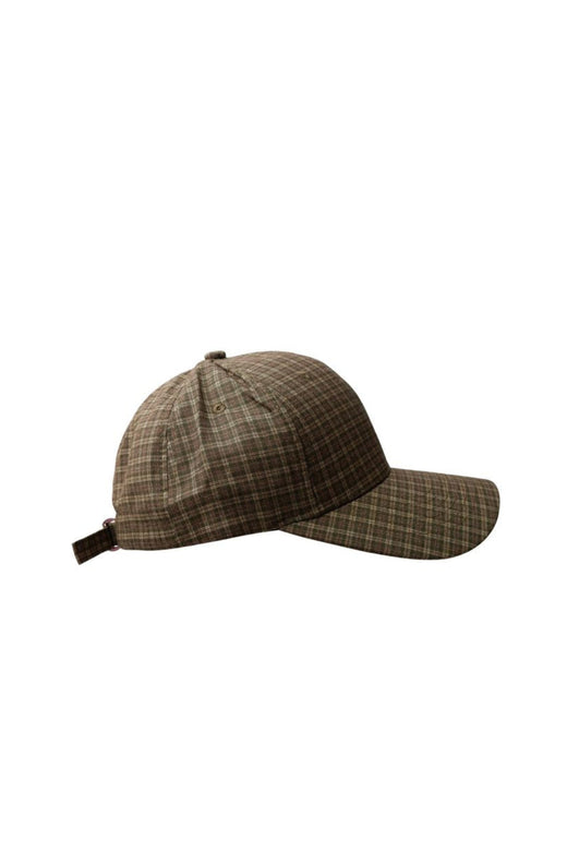 Black Colour - Bczigga Checked Cap 8058 - Army
