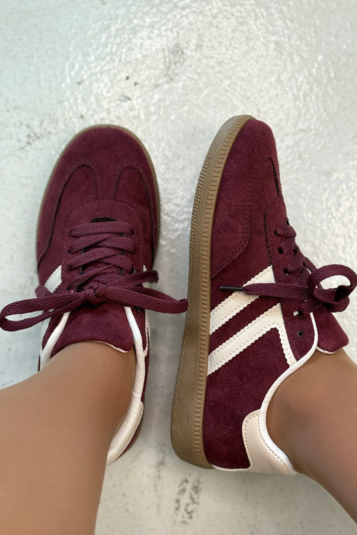 Bloom - Amira - Burgundy Sneakers 