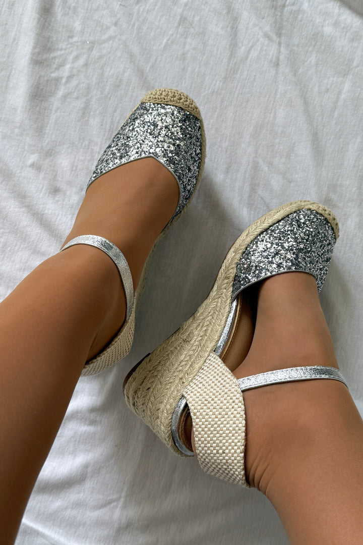 Bloom - Charlotte Sandal - Silver Sandaler 