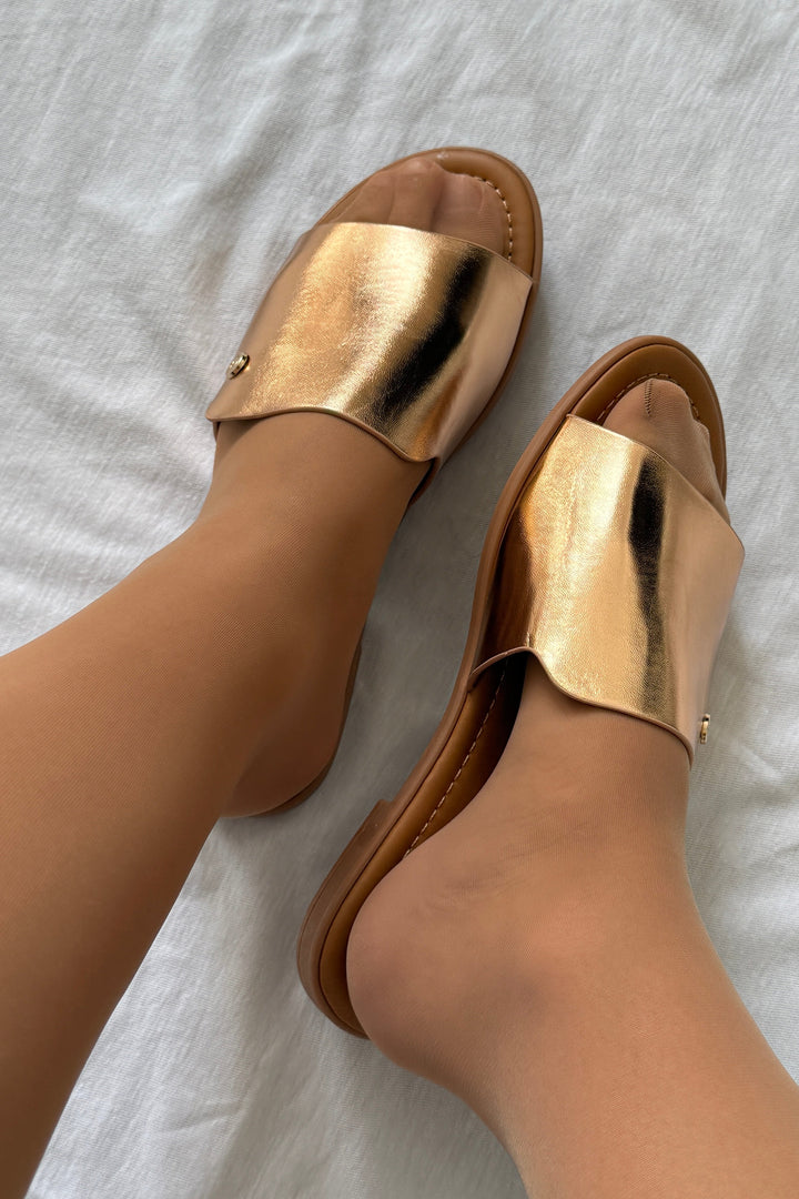 Bloom - Loreen Sandal - Champagne Sandaler 