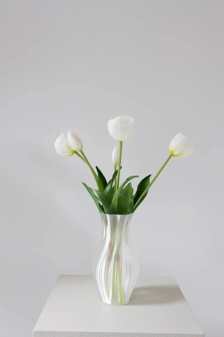 Bloom Objects - Artificial Layered Tulips White 02-174 - White Dekoration 