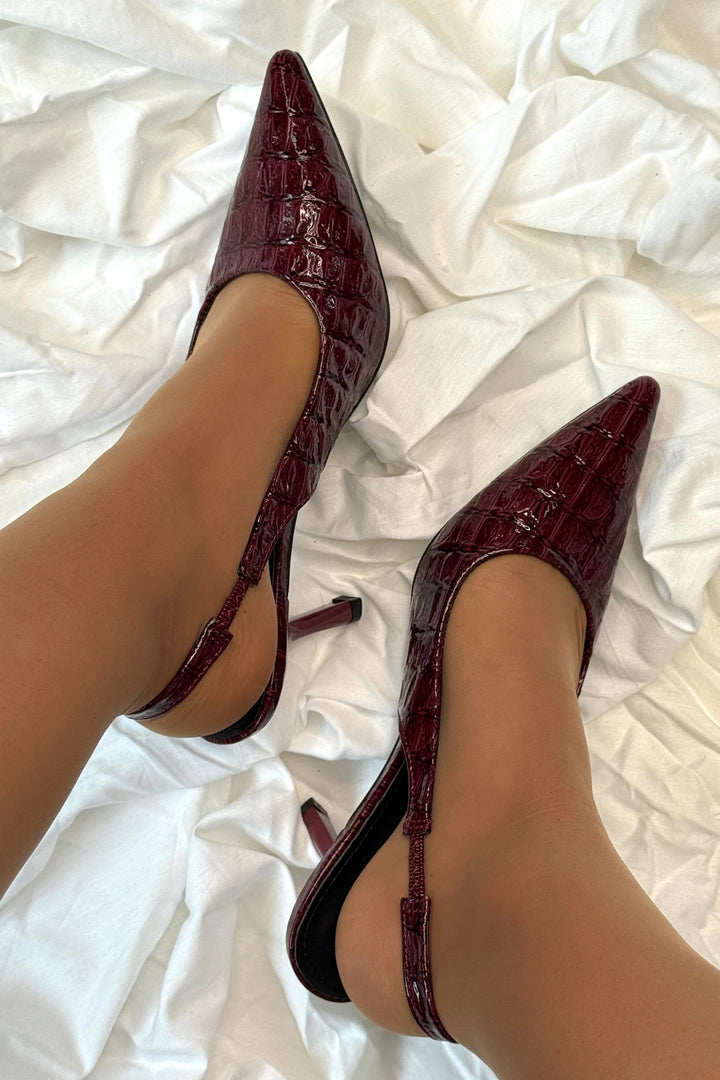 Bloom - Sorrel Stiletto - Burgundy Stiletter 