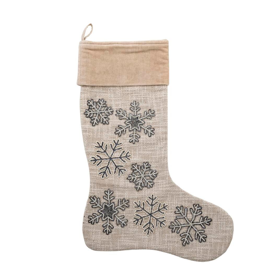 Bloomingville - Ahsan Deko, Hvid, Bomuld 82073015 - White
