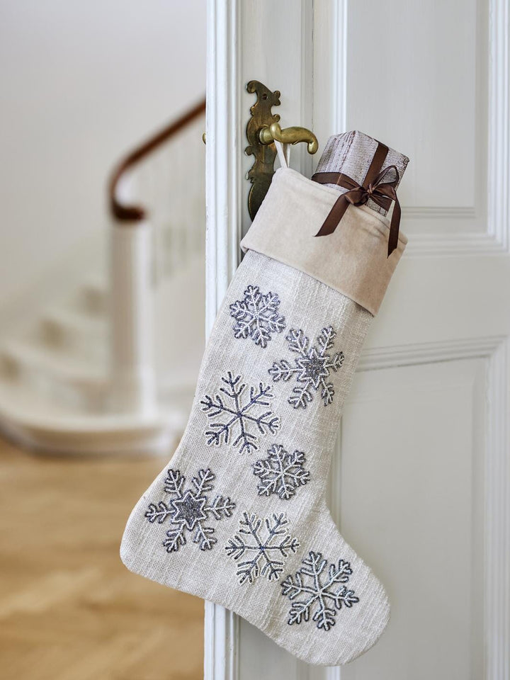 Bloomingville - Ahsan Deko, Hvid, Bomuld 82073015 - White