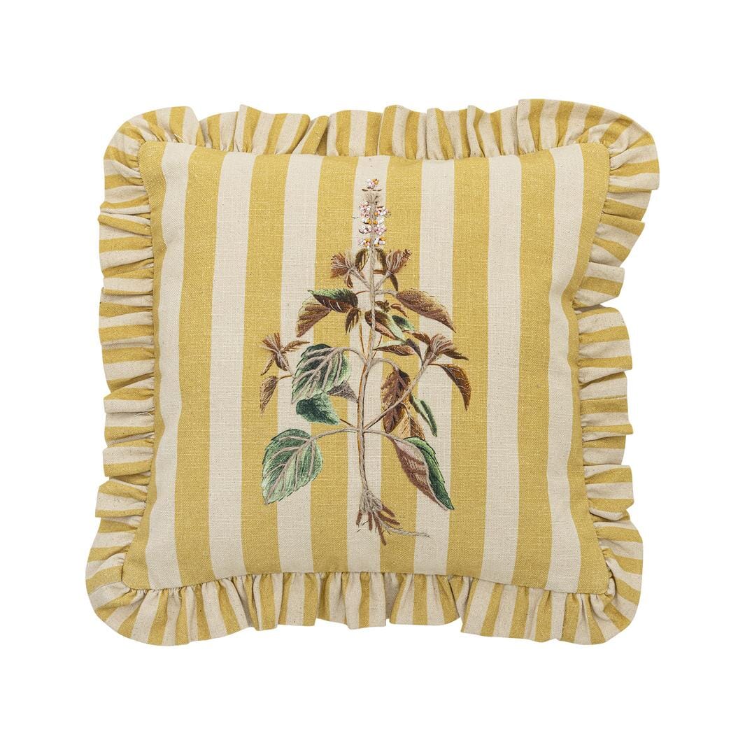 Bloomingville - Camila Pude, Gul, Bomuld 82069369 - Yellow