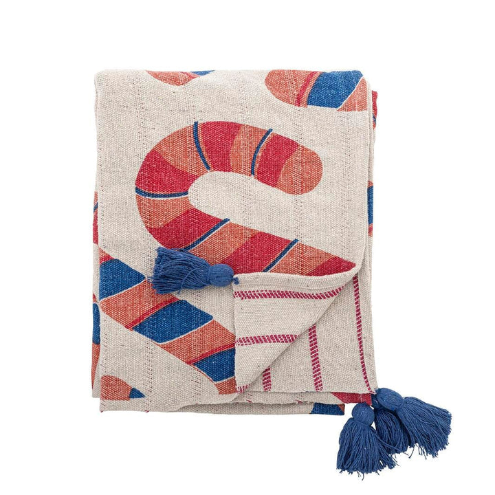 Bloomingville - Candice Plaid, Multifarvet, Genanvendt Bomuld 82063314 - Multi