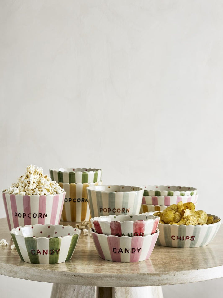 Bloomingville - Chip Skål, Grøn, Stentøj 82063854 - Green