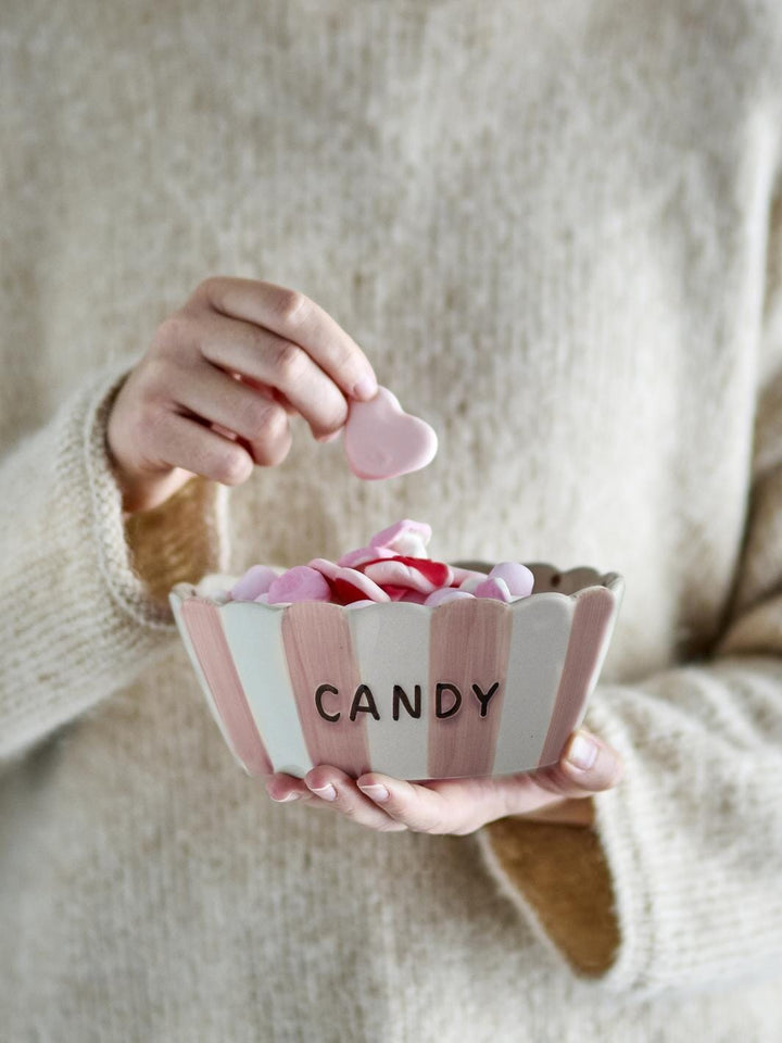 Bloomingville - Chip Skål, Rosa, Stentøj 82063696 - Rose