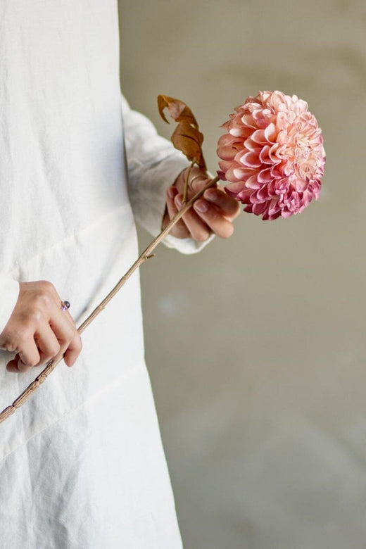 Bloomingville - Chrysantemum Stilk, Rosa, Kunstige Blomster 82072031 - Rose