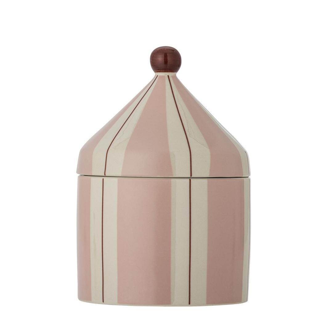 Bloomingville - Cimmi Krukke m/låg, Rosa, Stentøj 82063345 - Rose