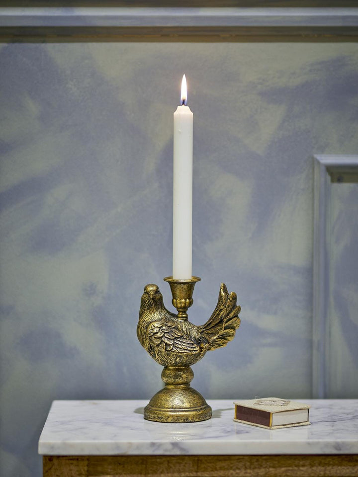 Bloomingville - Fosna Lysestage, Messing, Polyresin 82072989 - Brass