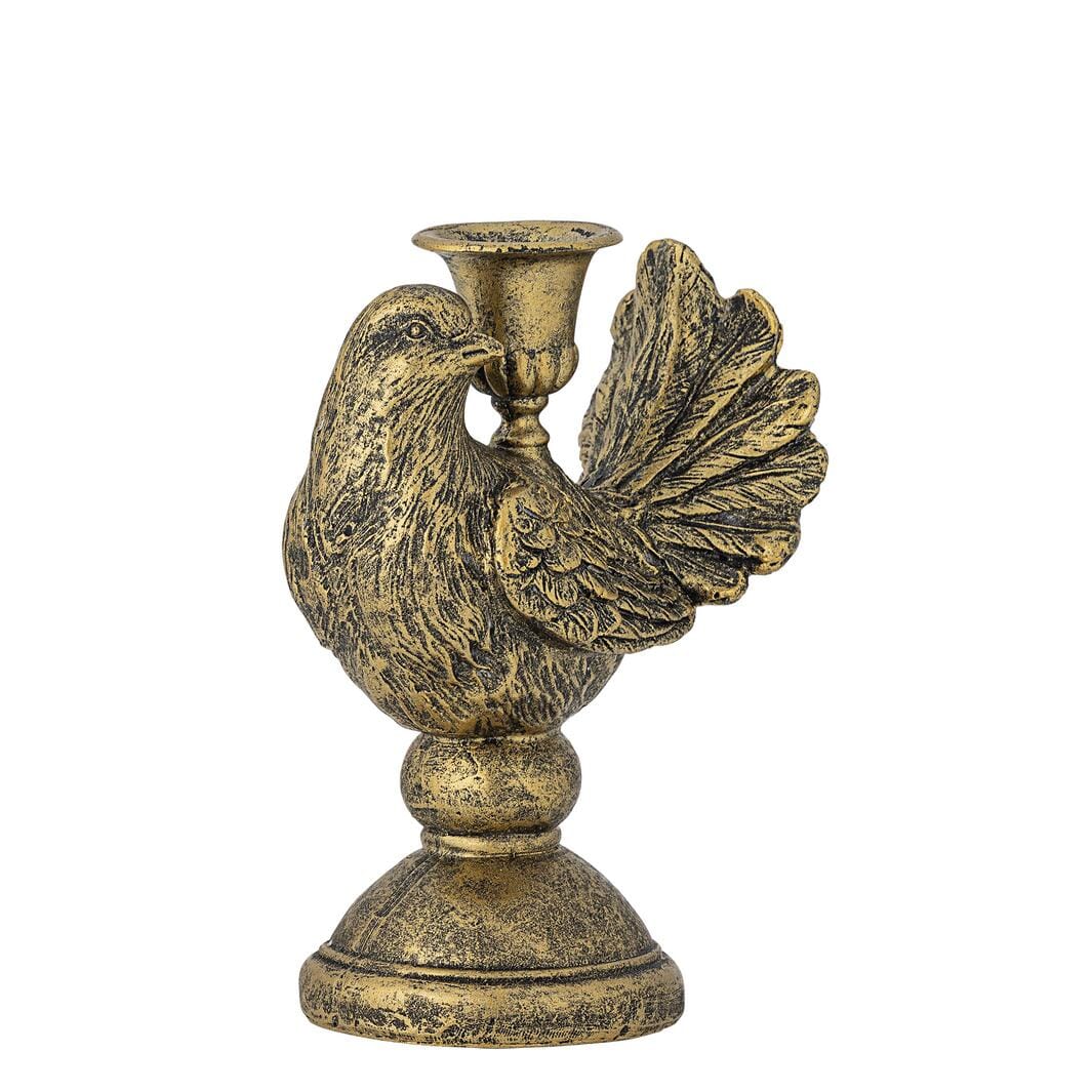 Bloomingville - Fosna Lysestage, Messing, Polyresin 82072989 - Brass