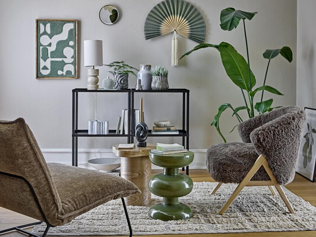 Bloomingville - Jaime Vægdekoration, Grøn, Bambus 82065279 - Green