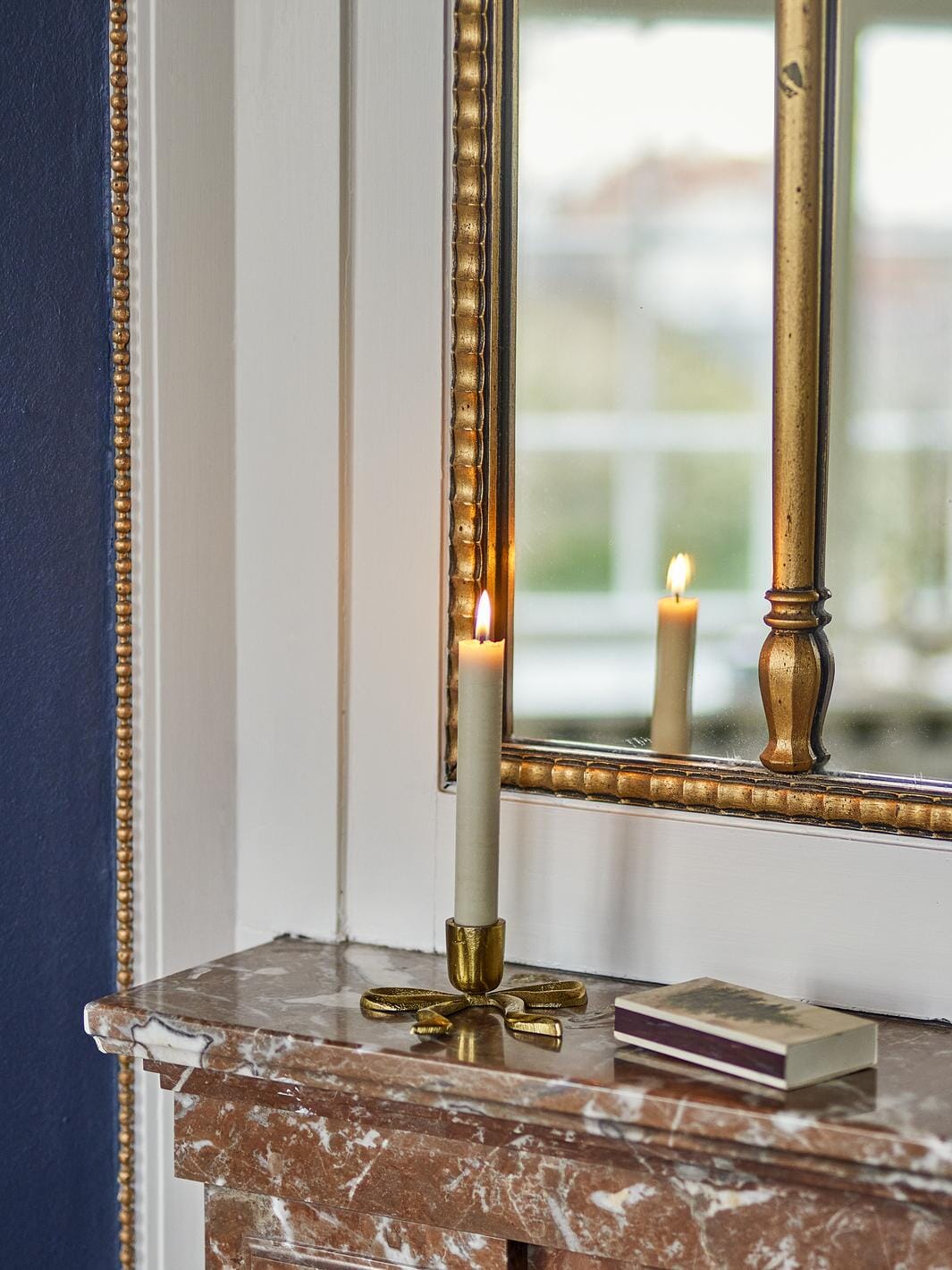 Bloomingville - Nanda Lysestage, Guld, Aluminium 82072971 - Gold